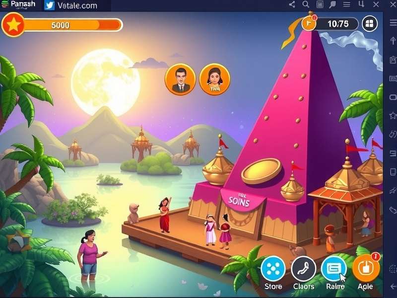 Puja Paradise Explorer Game Screenshot
